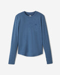 Renew Knit Classic Long Sleeve Top / RAINCLOUD BLUE PPR