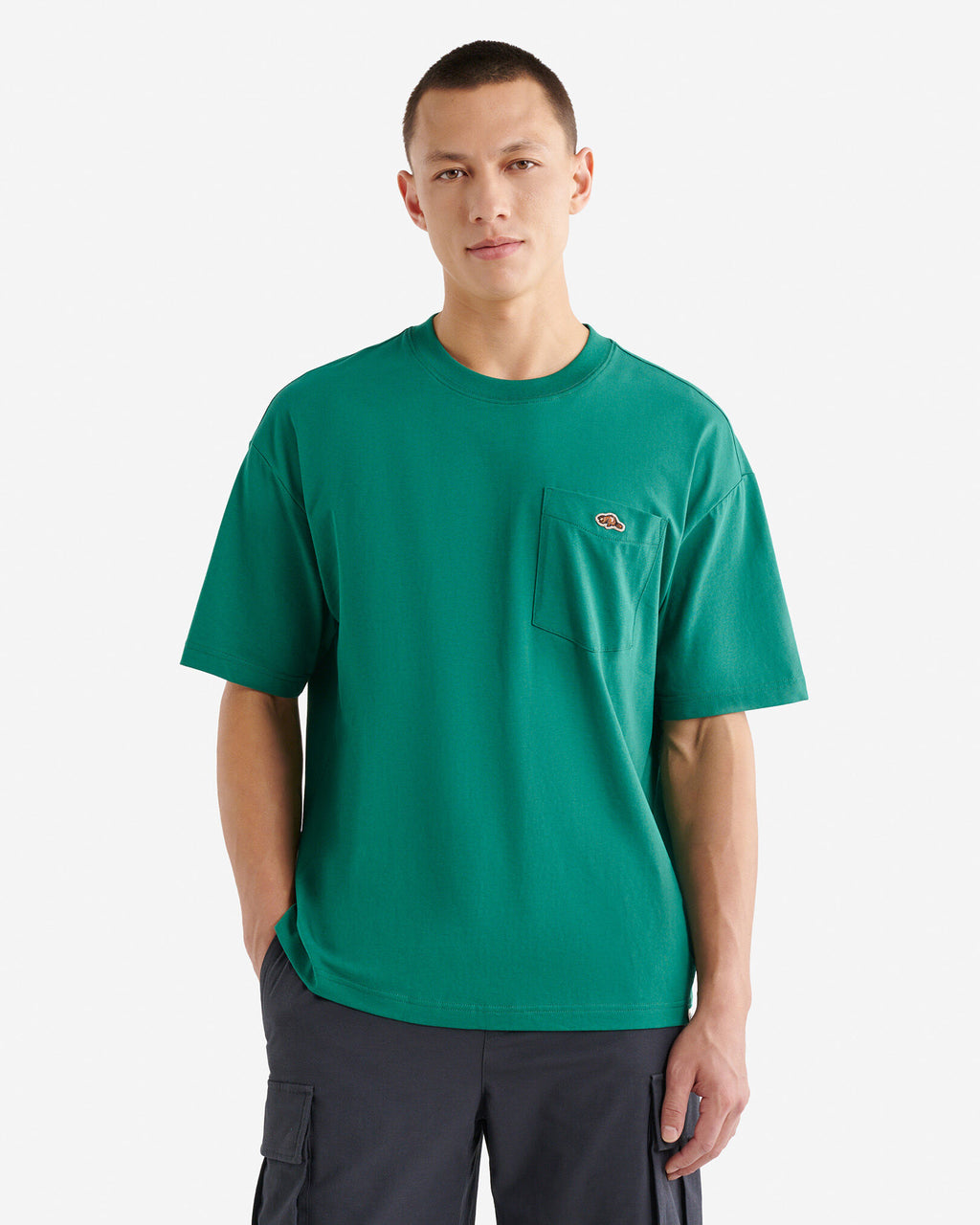 Mens Beavermark T-Shirt / EVERGREEN