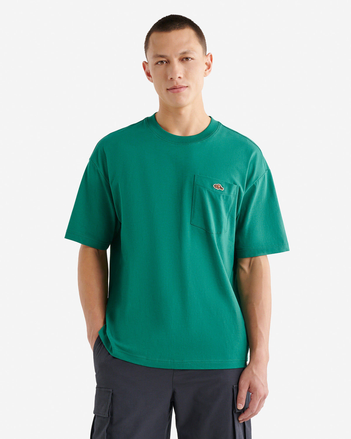 Mens Beavermark T-Shirt / EVERGREEN