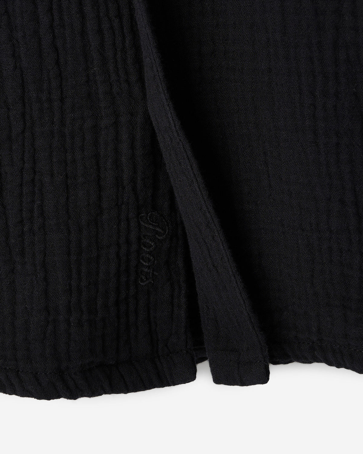 Isla Camp Shirt / BLACK