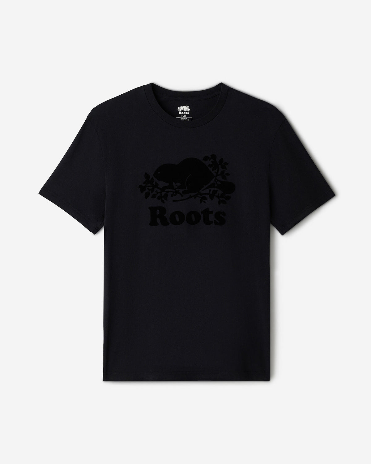 Mens Organic Cooper Beaver T-shirt / BLACK/BLACK