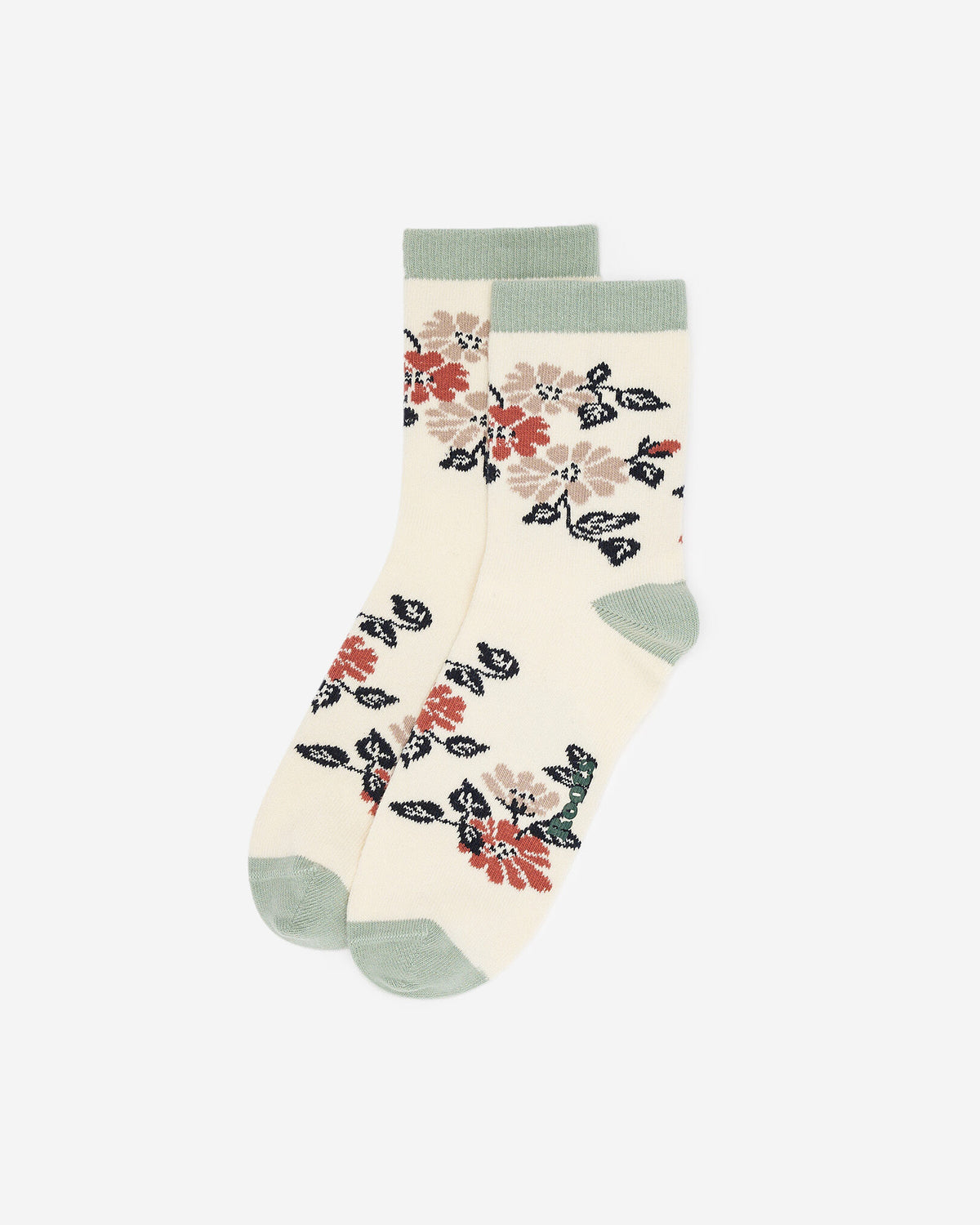 Adult  Patchwork Sock / EGRET
