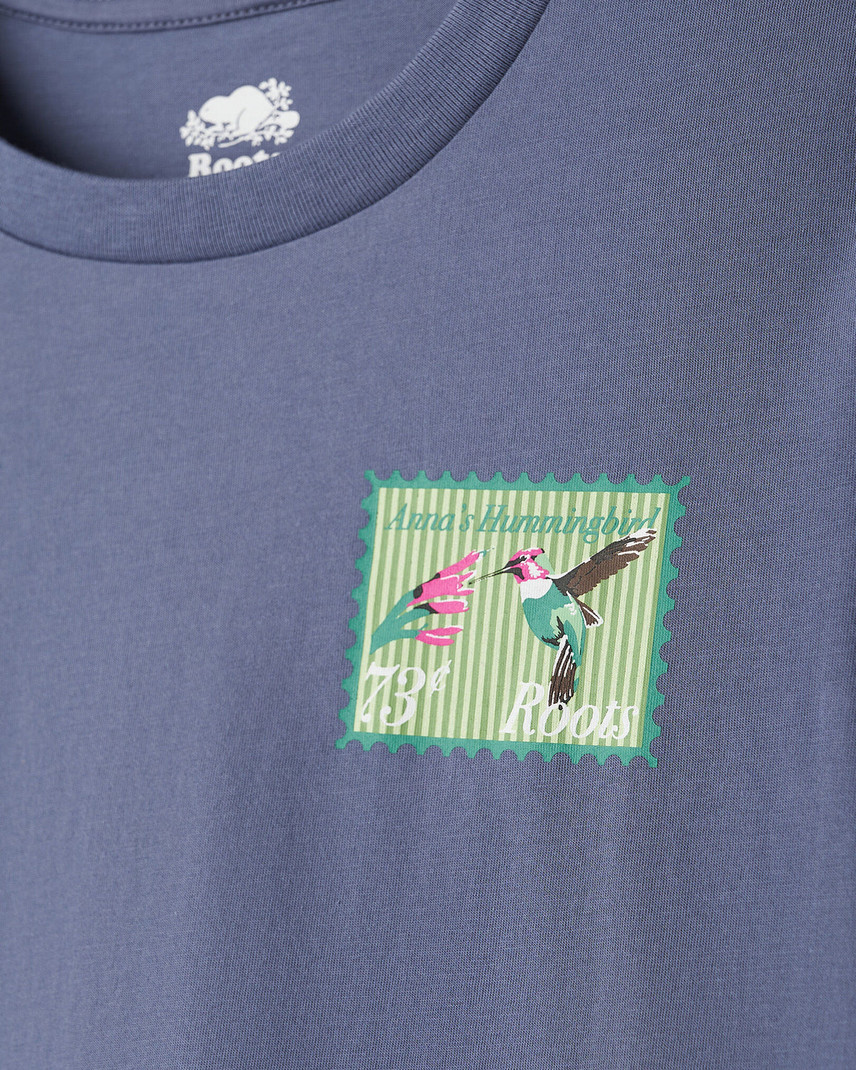 Womens  Spring Stamp T-Shirt / TIDAL BLUE