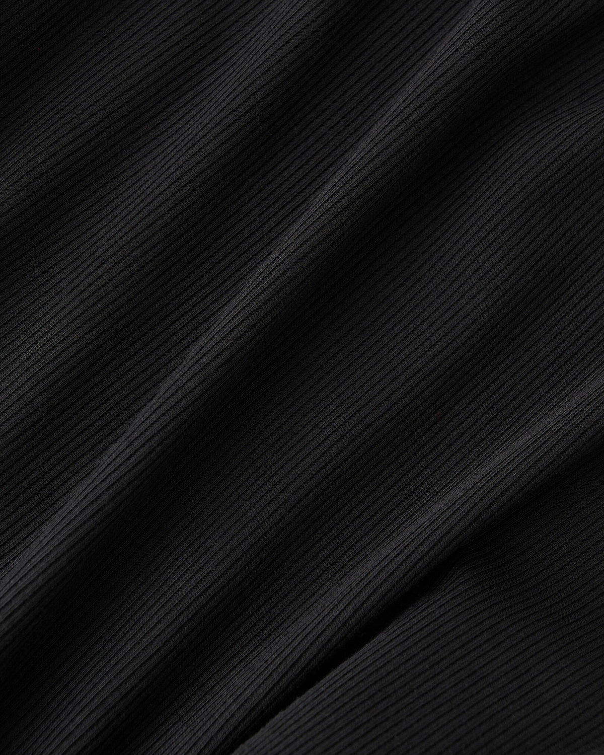 Rib Turtleneck / BLACK