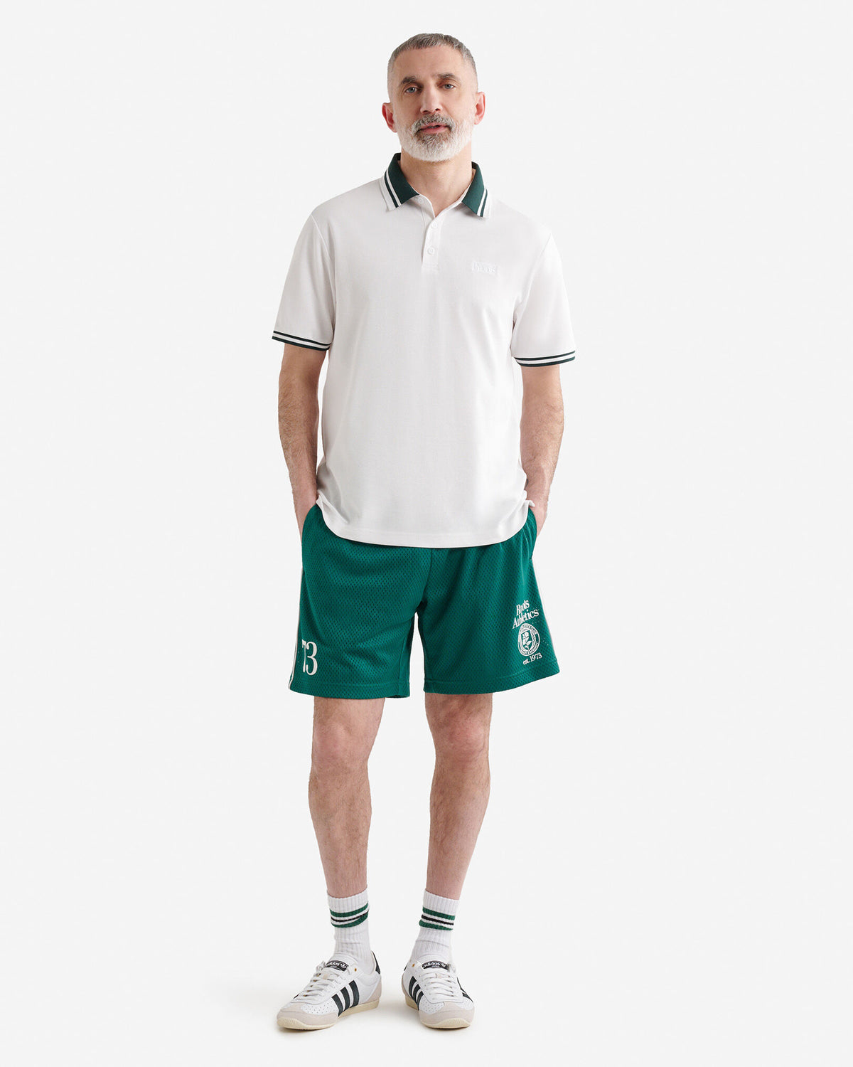 Summer League Active Pique Polo / WHITE