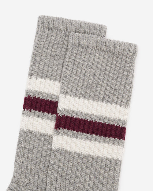 Adult  Academy Ribbed Sock / GREY MIX