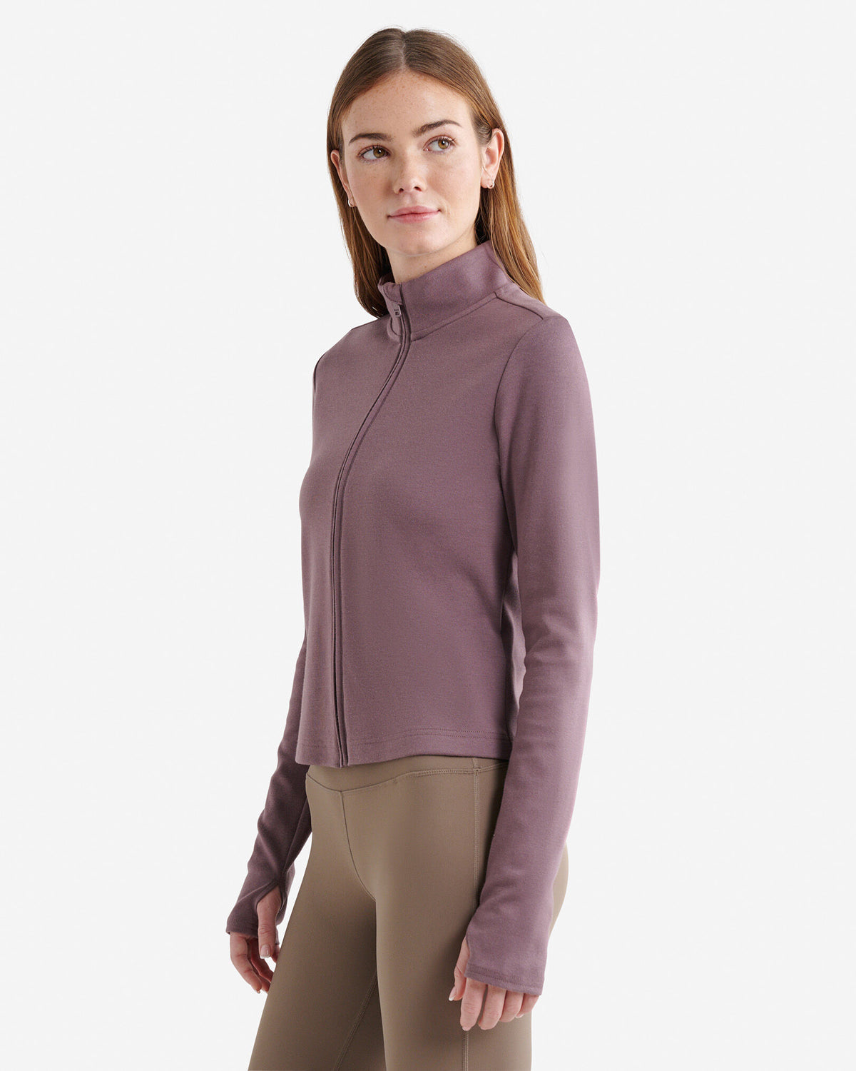 Essential Fitted Full Zip / VIOLET
