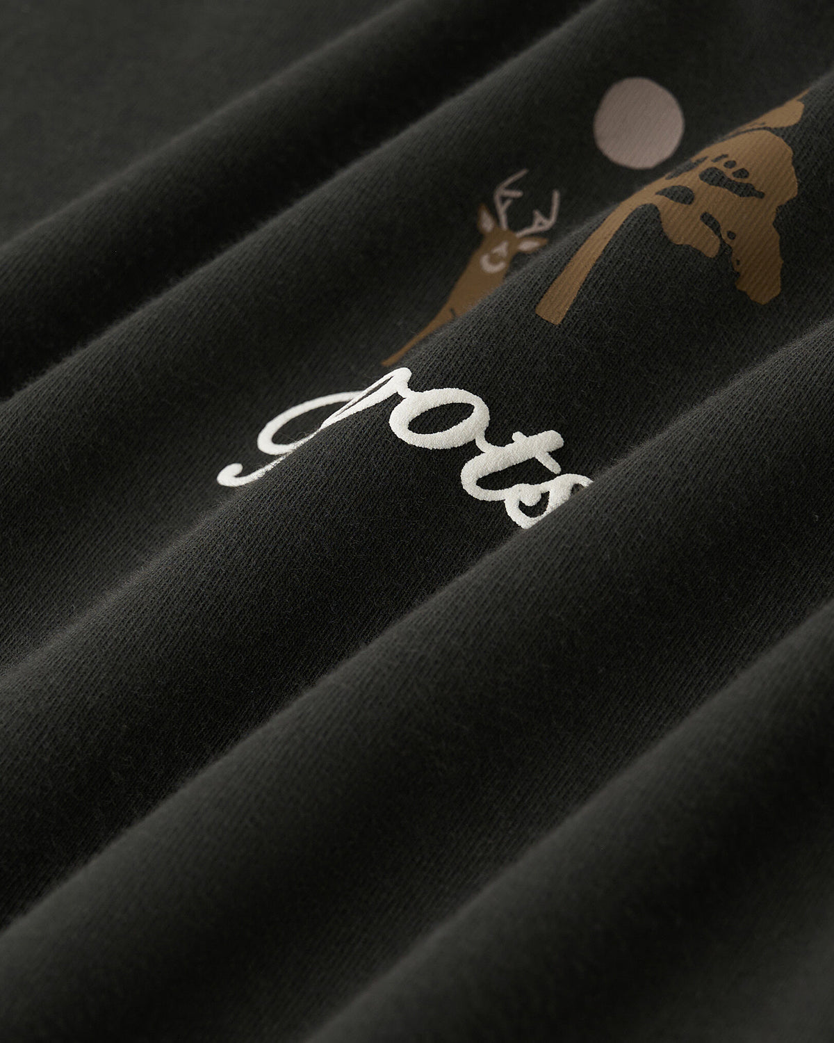 Patchwork Long Sleeve T-Shirt / RAVEN