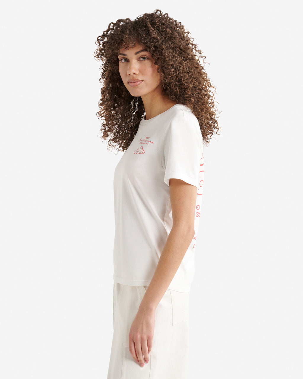 Womens Petit D&eacute;jeuner T-Shirt / EGRET