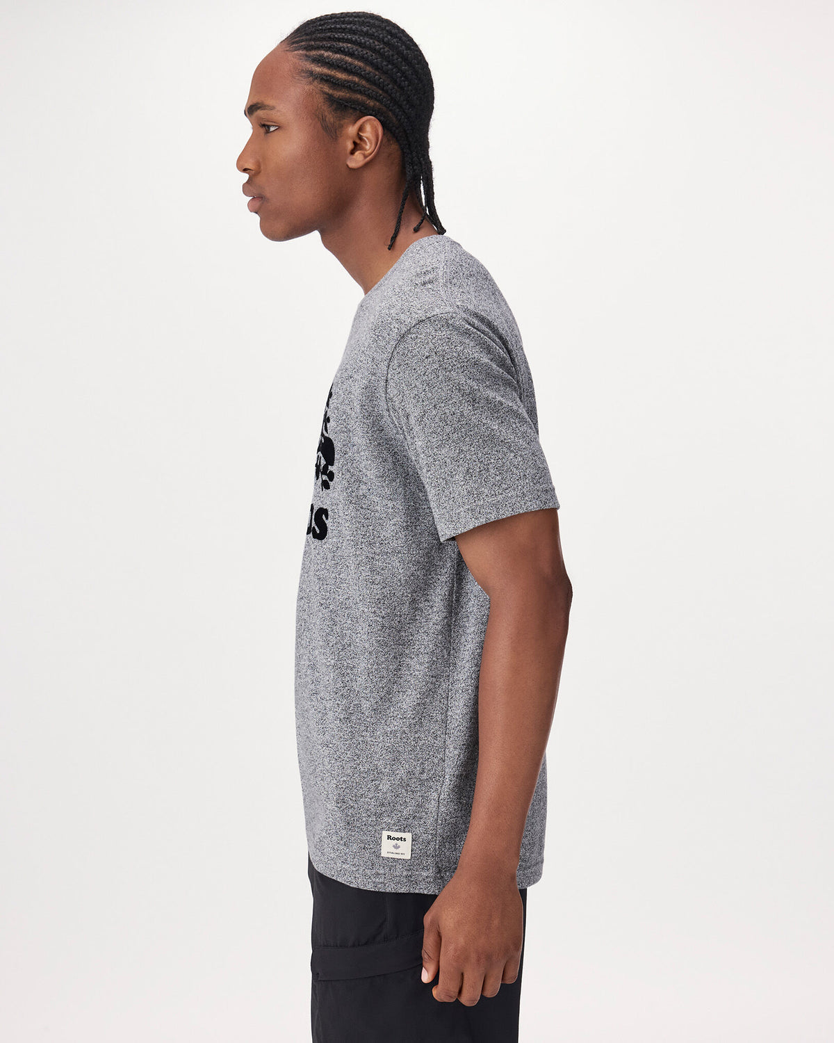 Mens Organic Cooper Beaver T-shirt / SALT & PEPPER