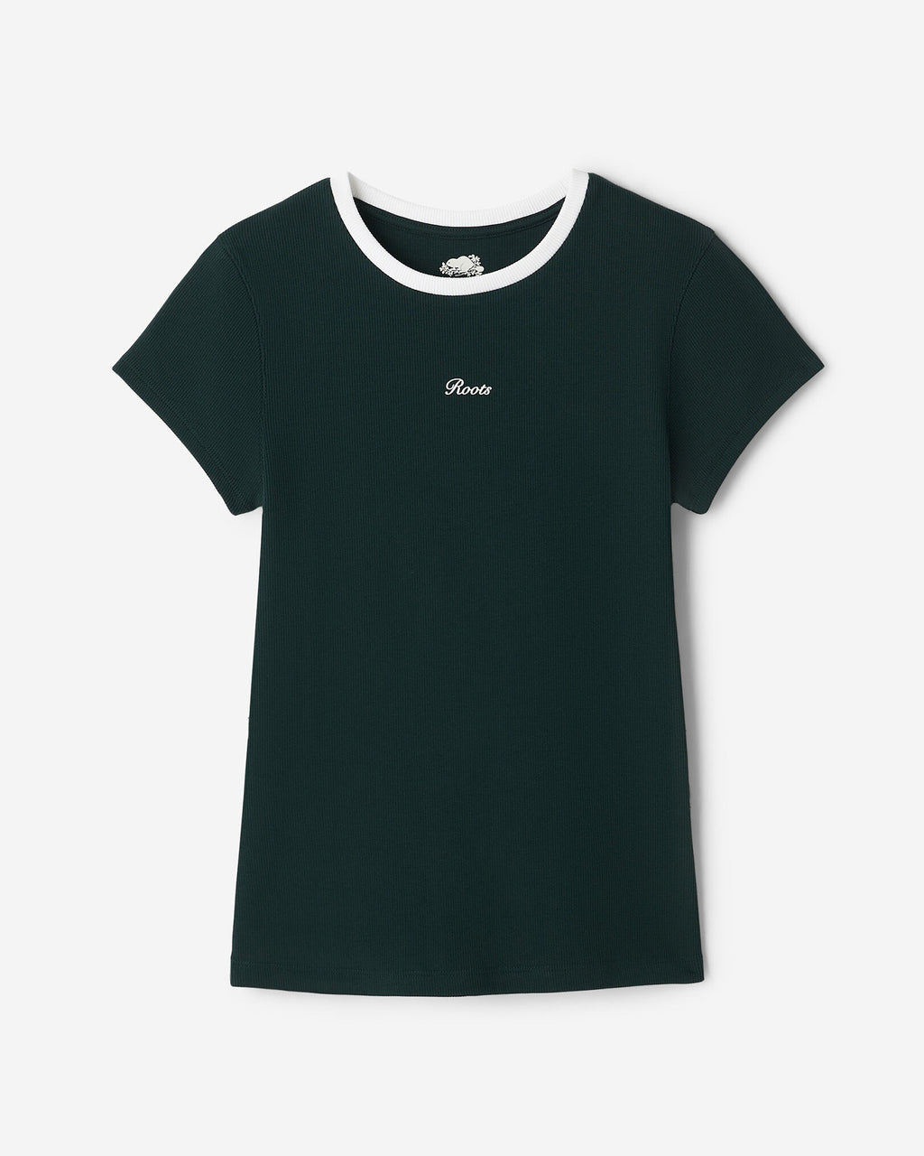 Rib Short Sleeve T-Shirt / VARSITY GREEN