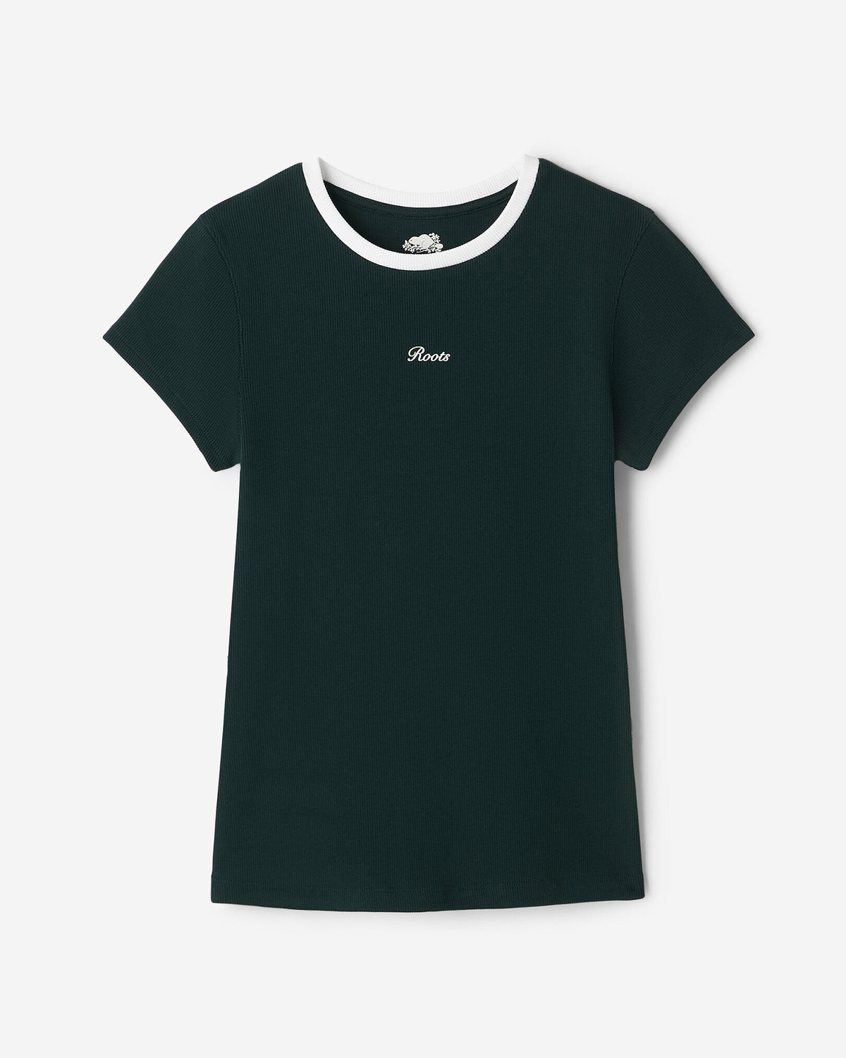 Rib Short Sleeve T-Shirt / VARSITY GREEN