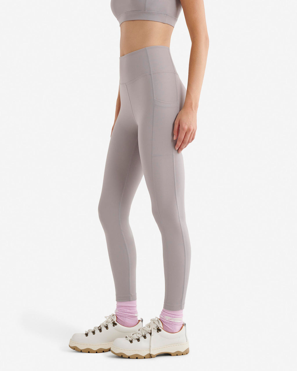 Restore Stretch Pocket Legging / GULL GREY