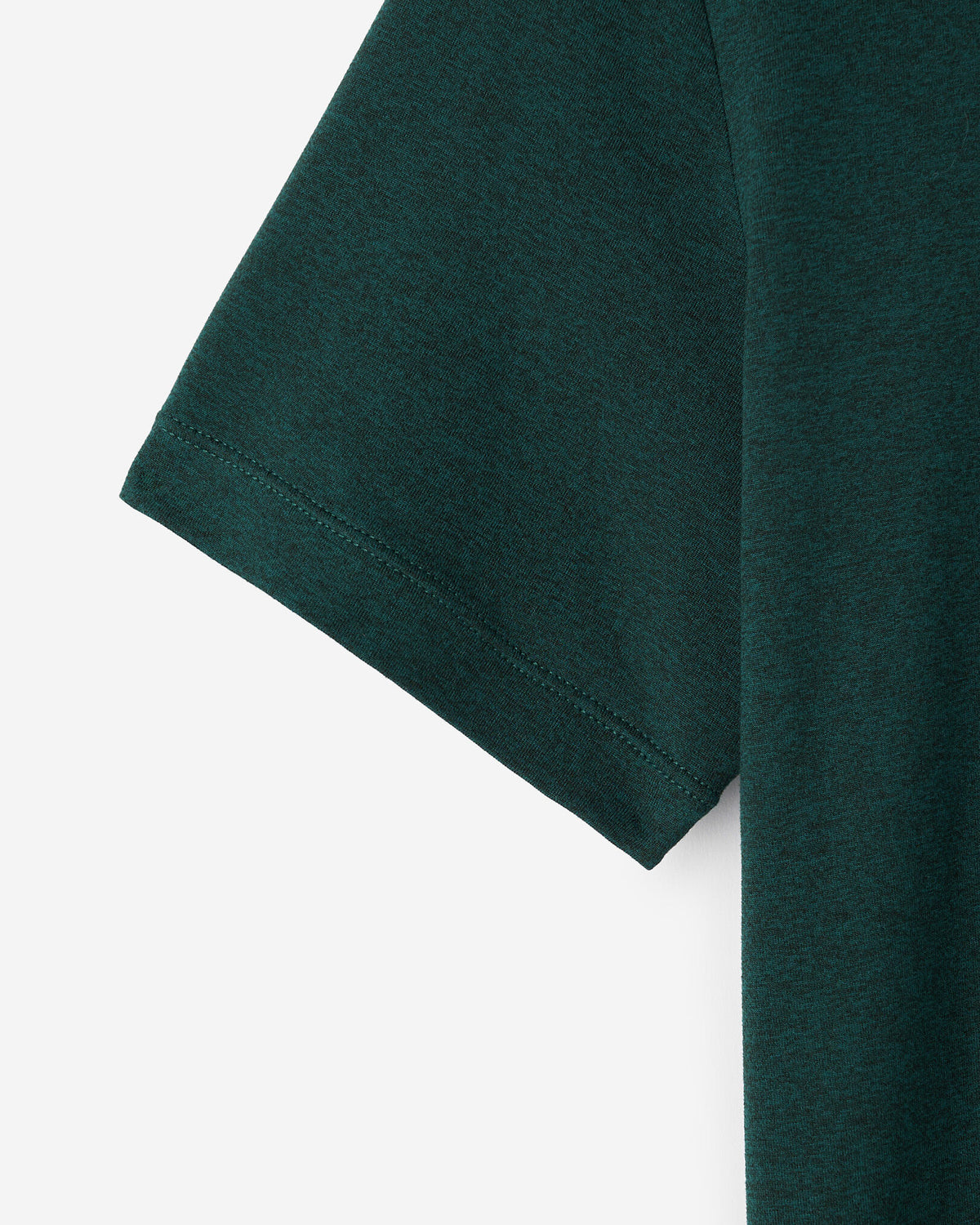 Renew Knit Classic Short Sleeve Top / VARSITY GREEN MIX