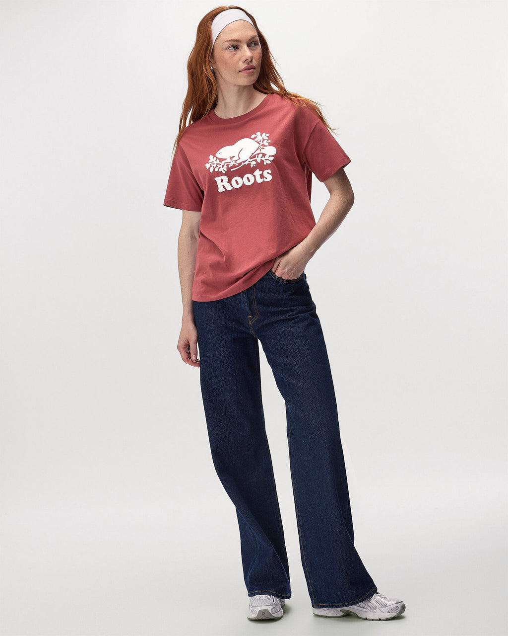 Womens Organic Relaxed Cooper T-Shirt / APPLE BUTTER