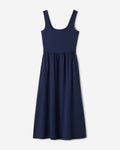 Renew Knit Square Neck Dress / NAVY BLAZER