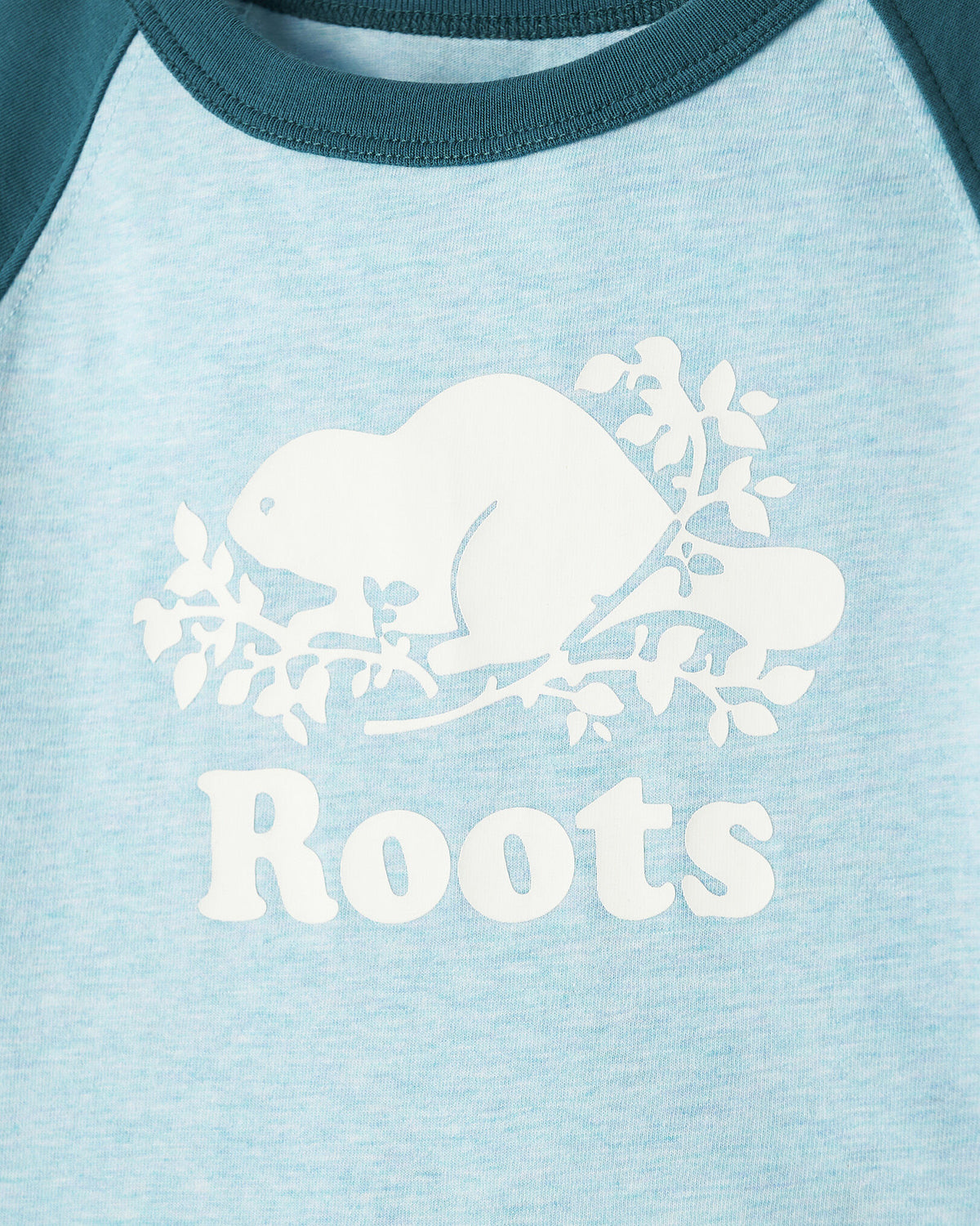 Baby Cooper Baseball Long Sleeve T-Shirt / OCEAN TEAL