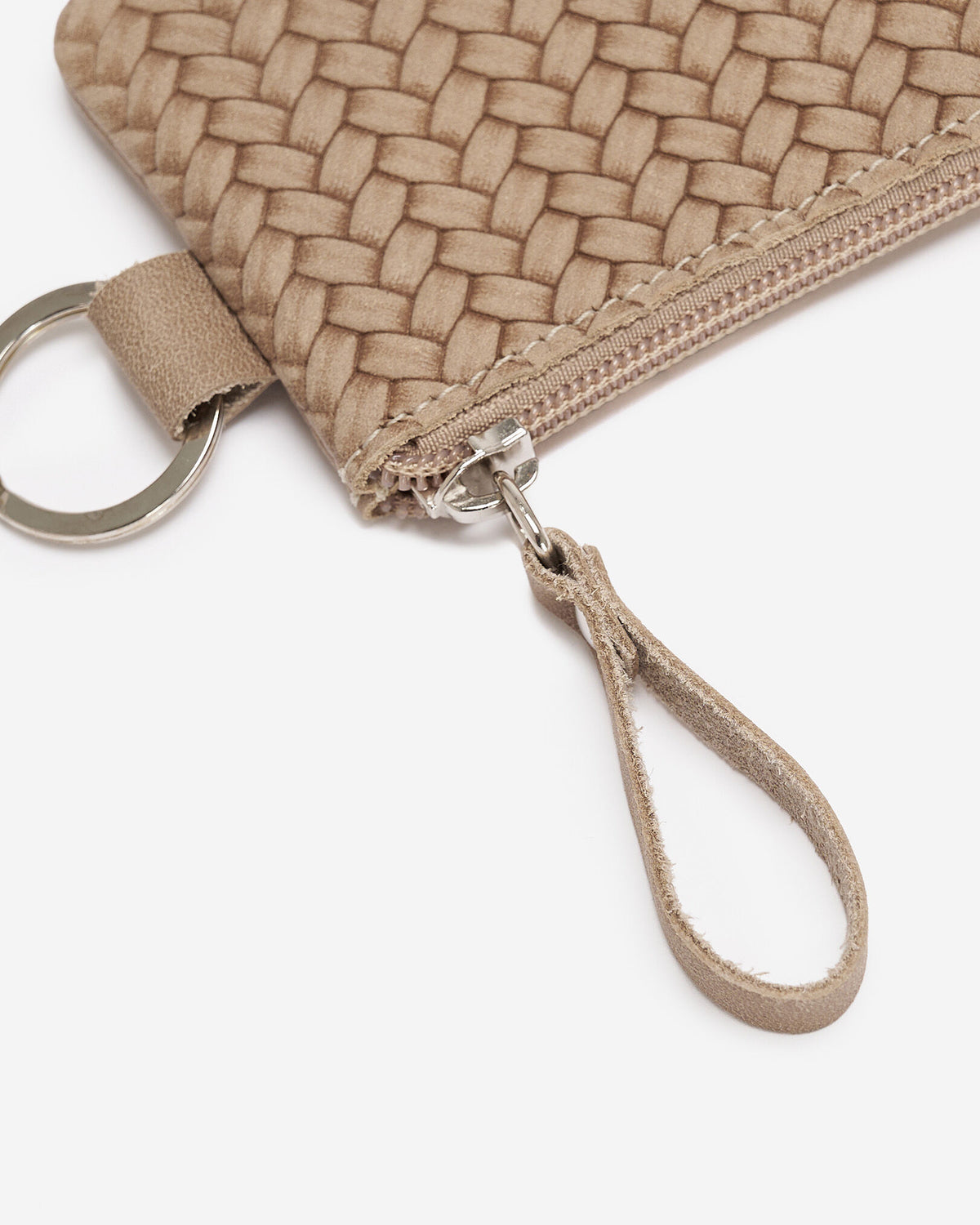 Top Zip Pouch Woven / SAND