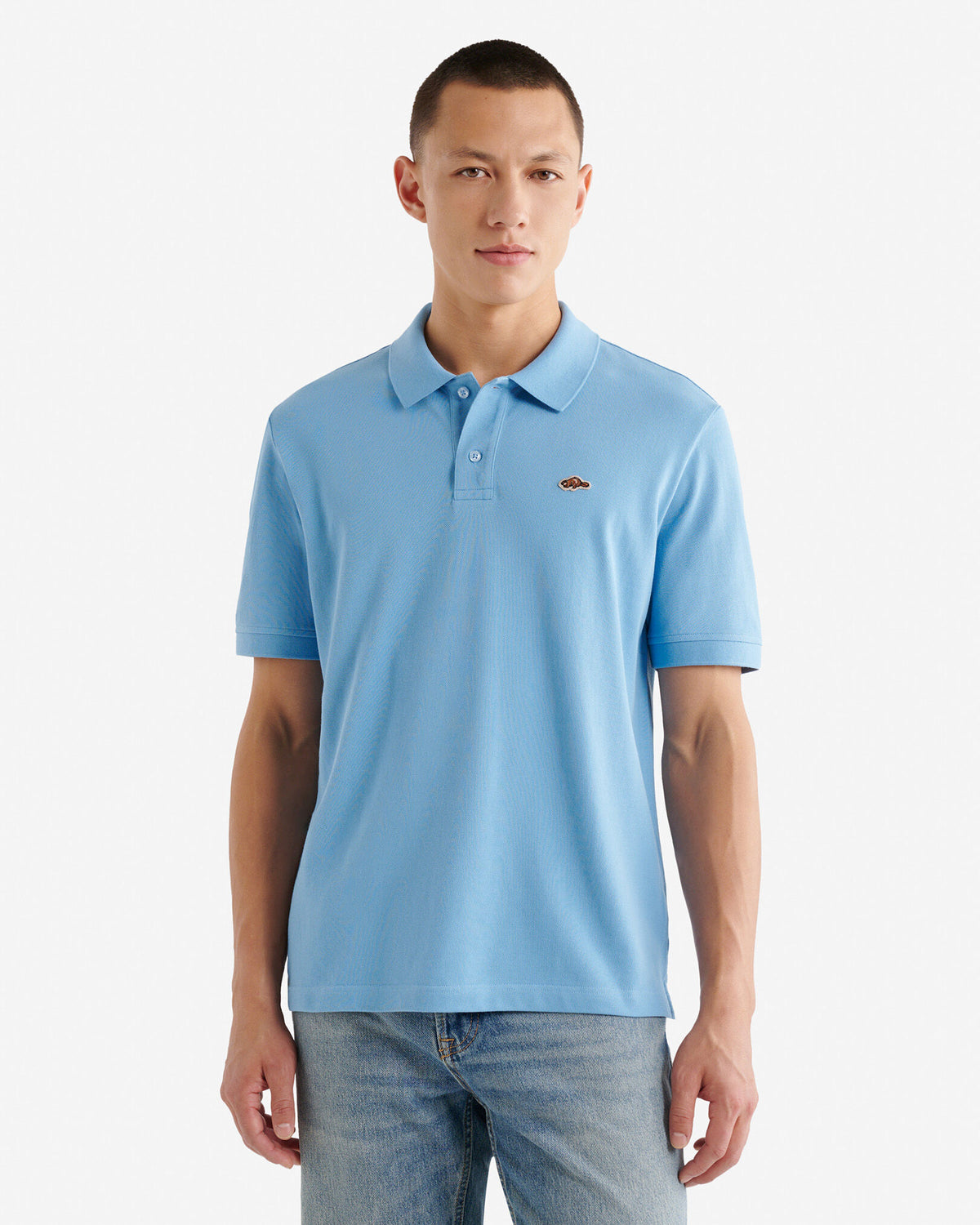 Beavermark Pique Polo / BLISSFUL BLUE