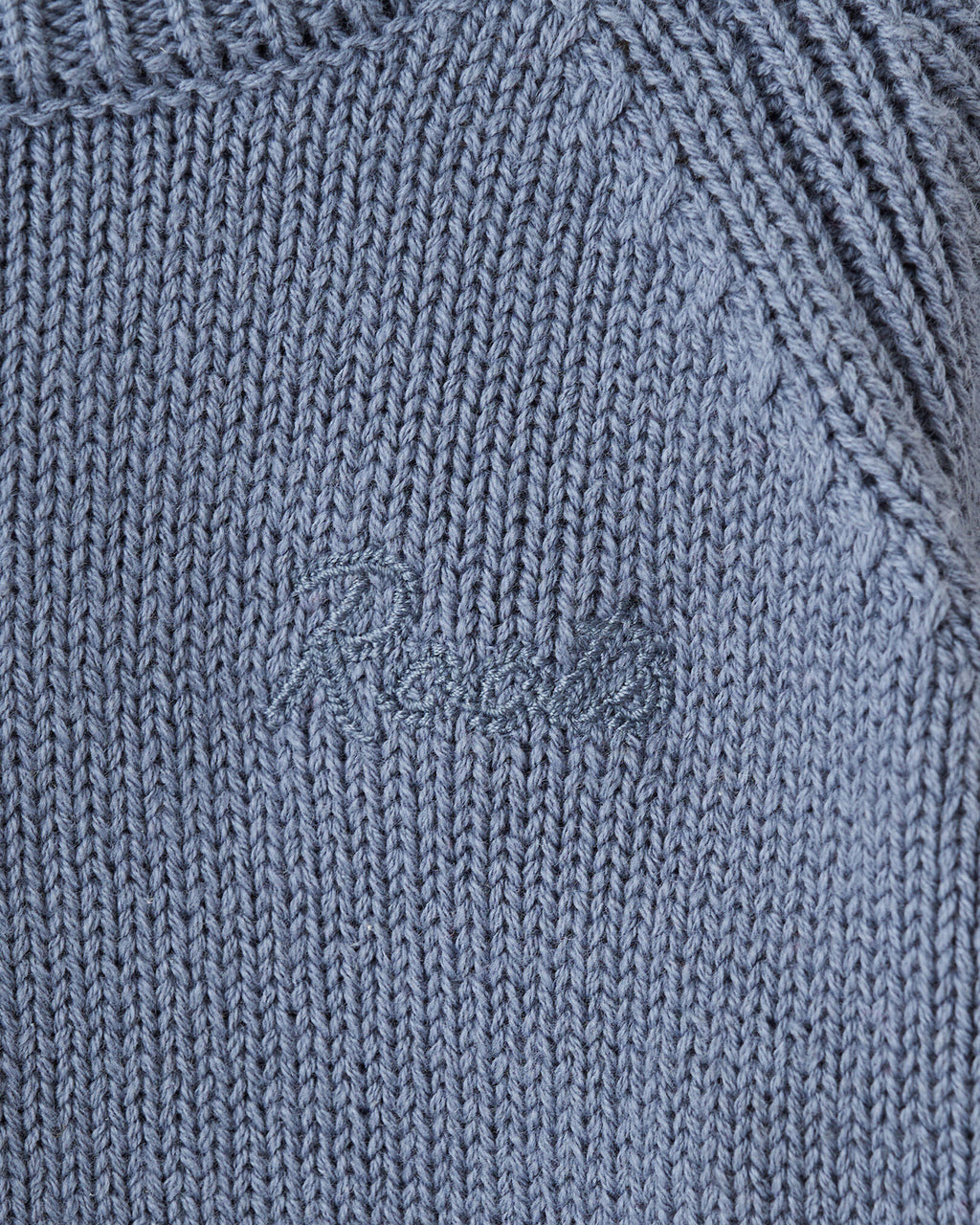 Baby Sweater Knit Crew / SLATE BLUE