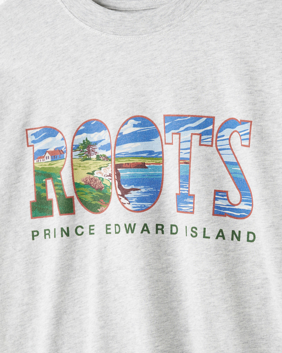 Greetings From The East T-Shirt / ATHLETIC GREY MIX