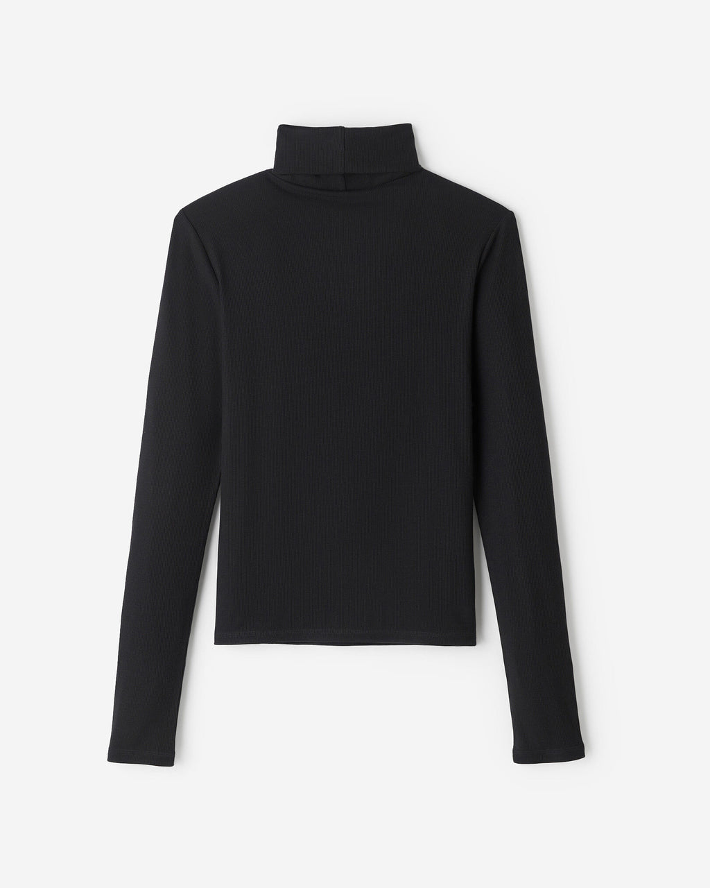 Rib Turtleneck / BLACK