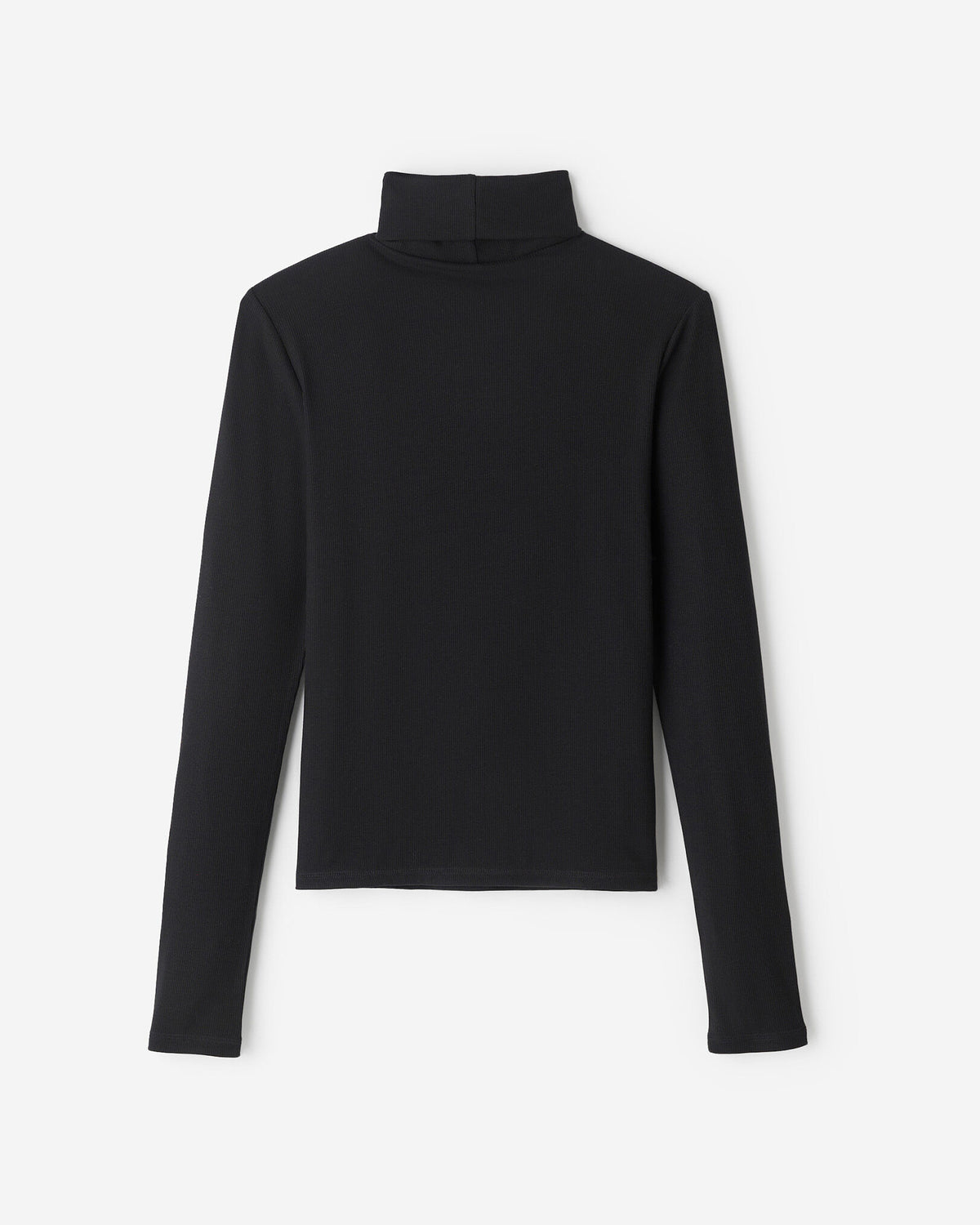 Rib Turtleneck / BLACK