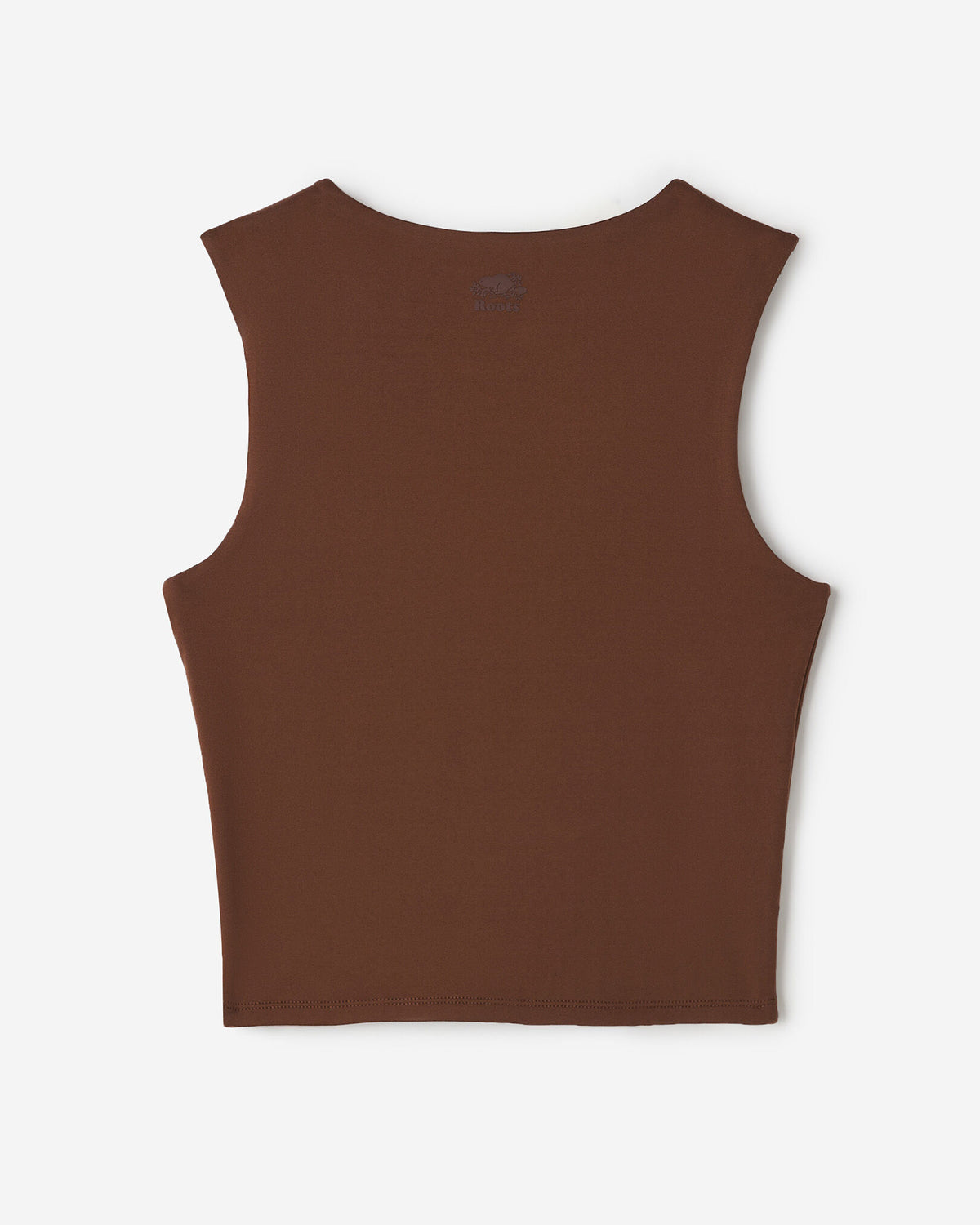 Renew Knit Muscle Tank / ROCKY ROAD BROWN