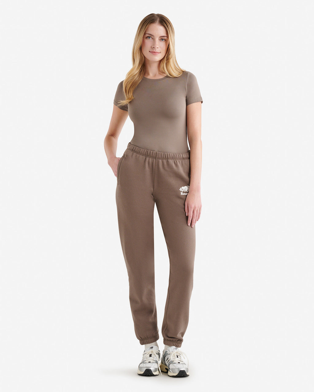 Renew Knit Short Sleeve T-Shirt / FALCON BROWN