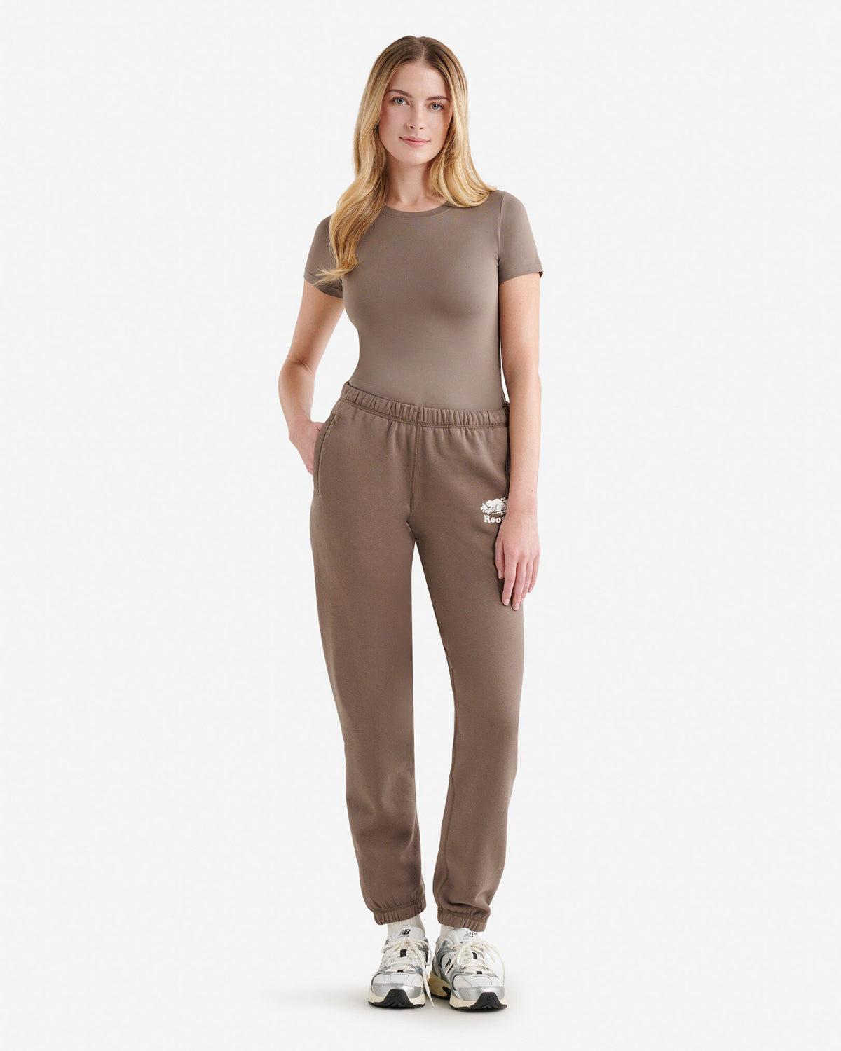 Renew Knit Short Sleeve T-Shirt / FALCON BROWN