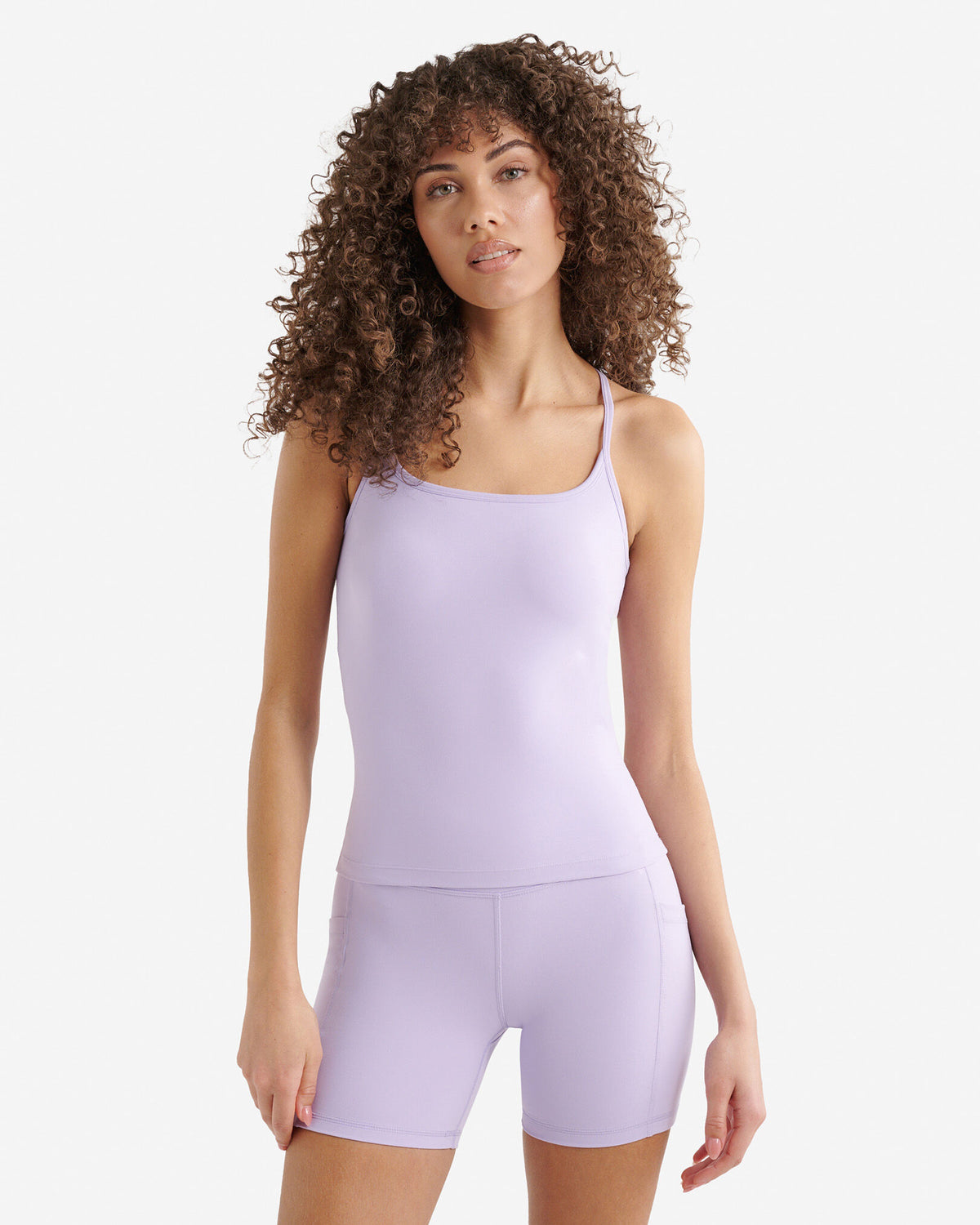 Restore Stretch Cami Tank / LAVENDER