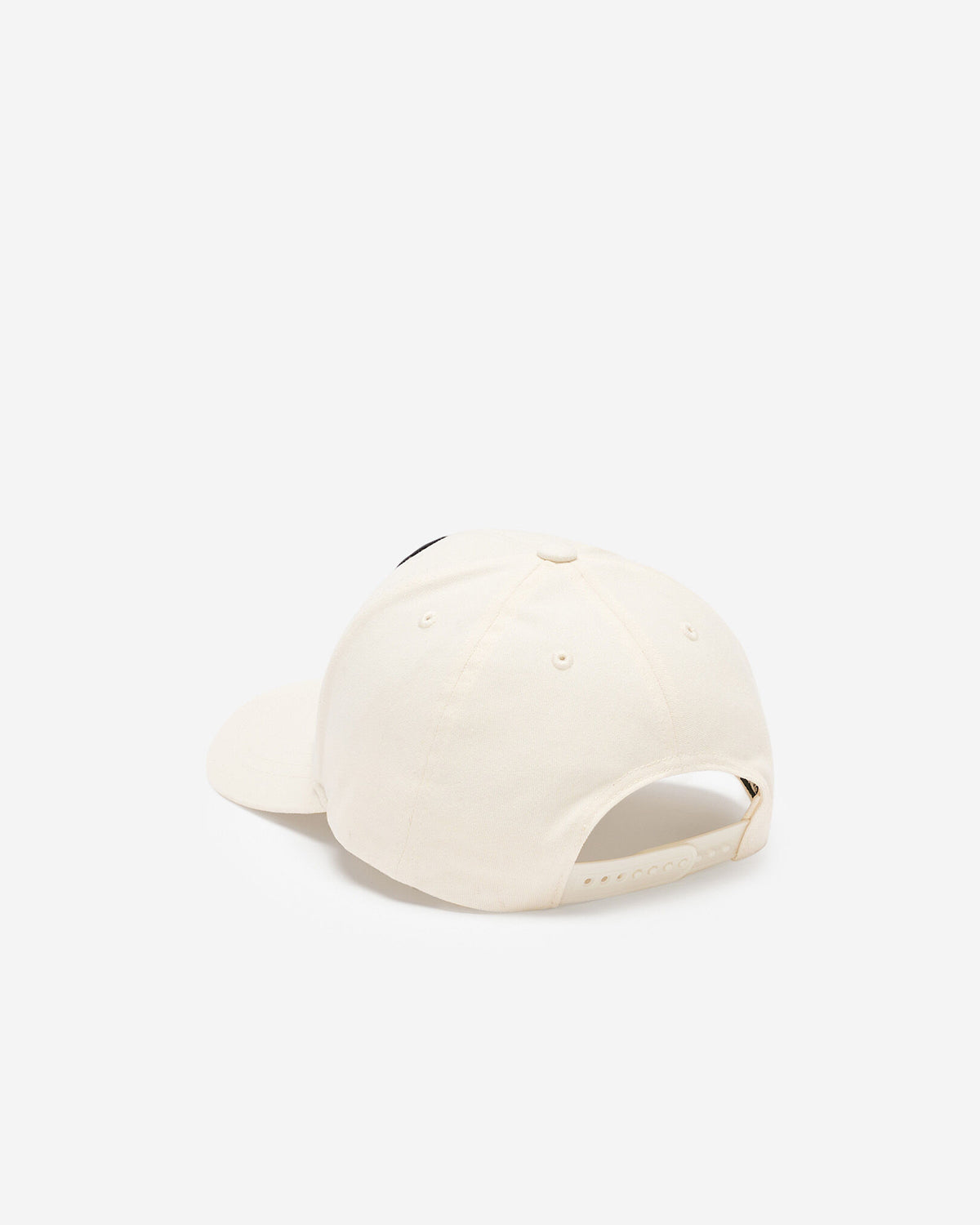 Plaid Baseball Cap / EGRET