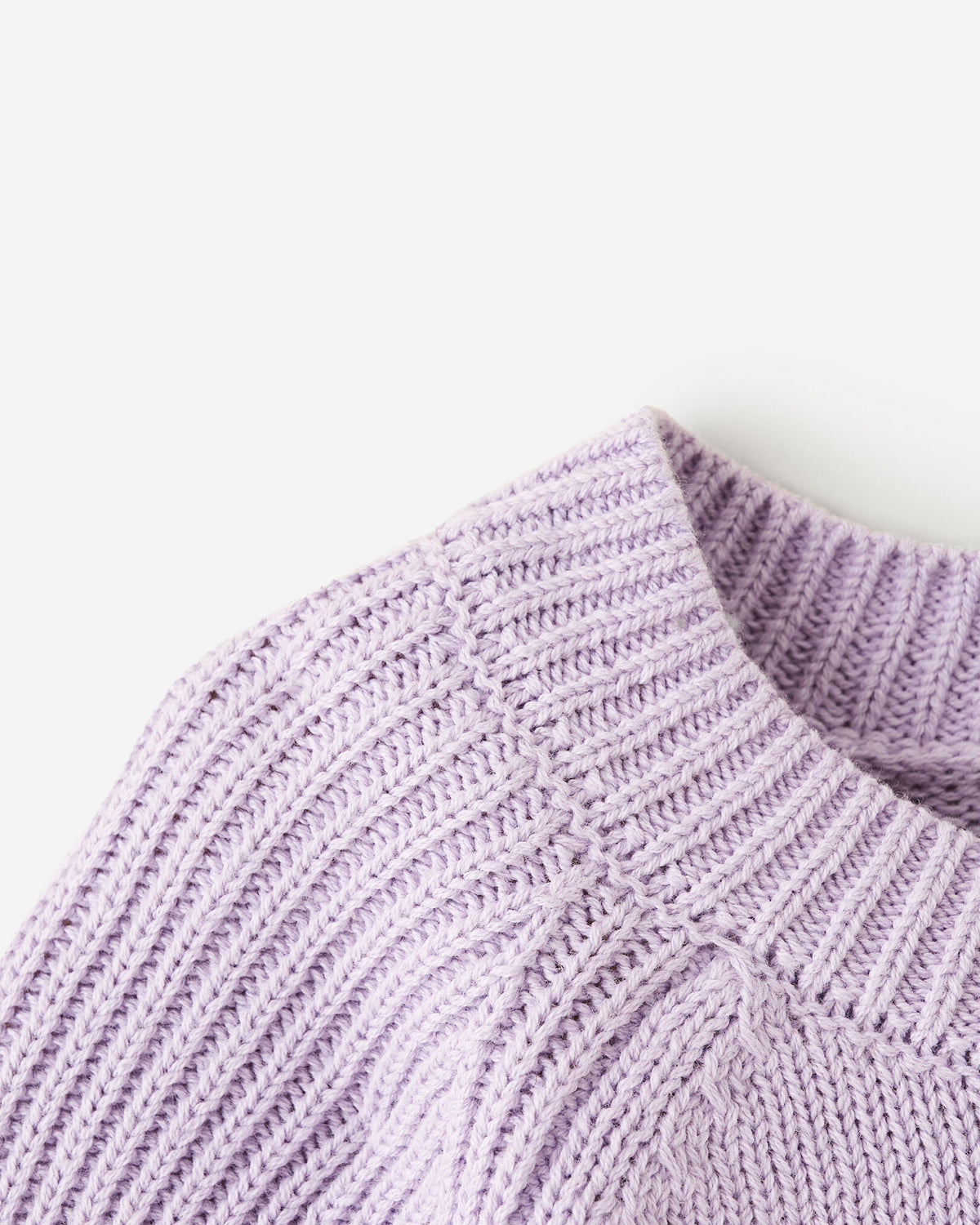 Baby Sweater Knit Crew / ORCHID PETAL