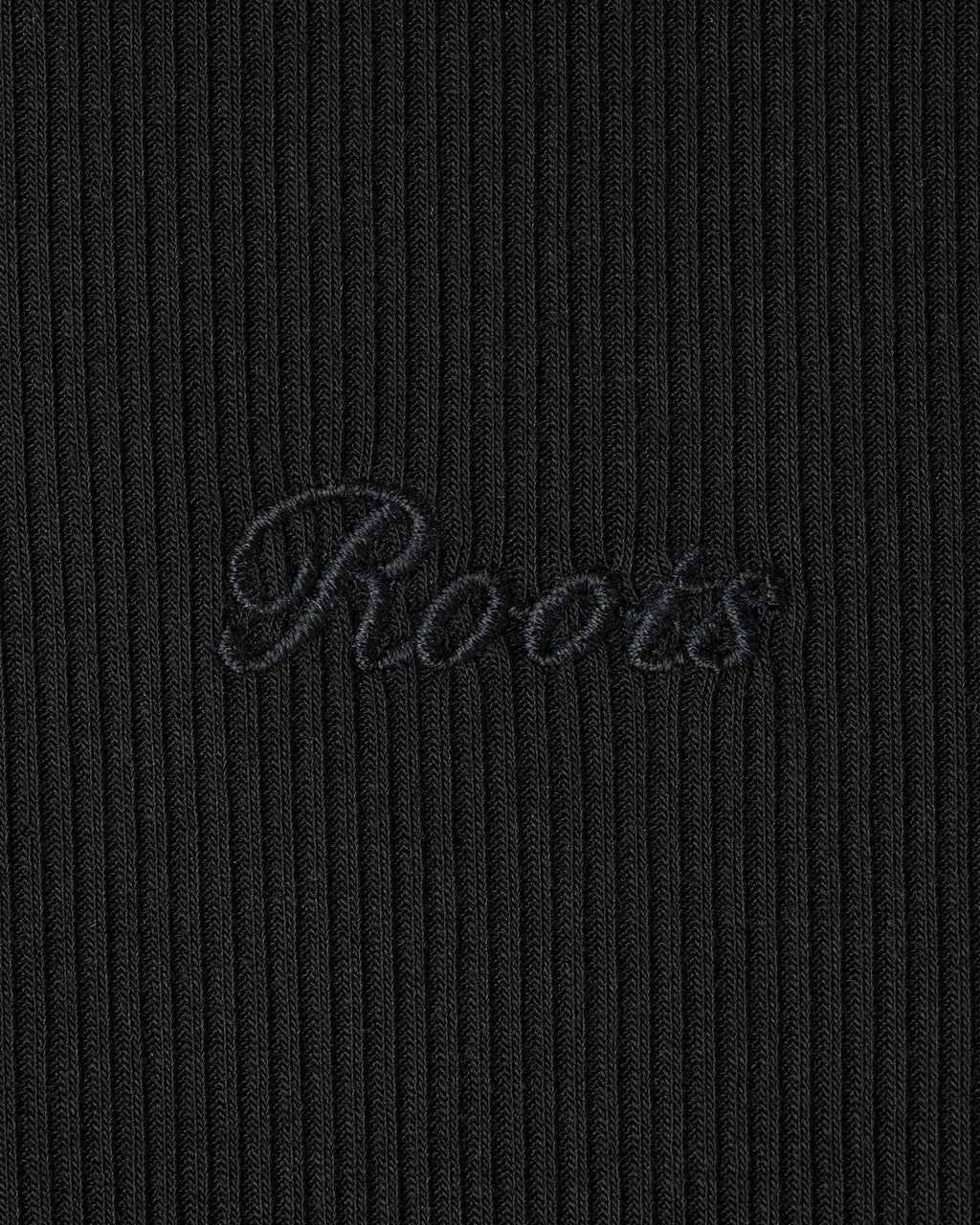 Rib Turtleneck / BLACK