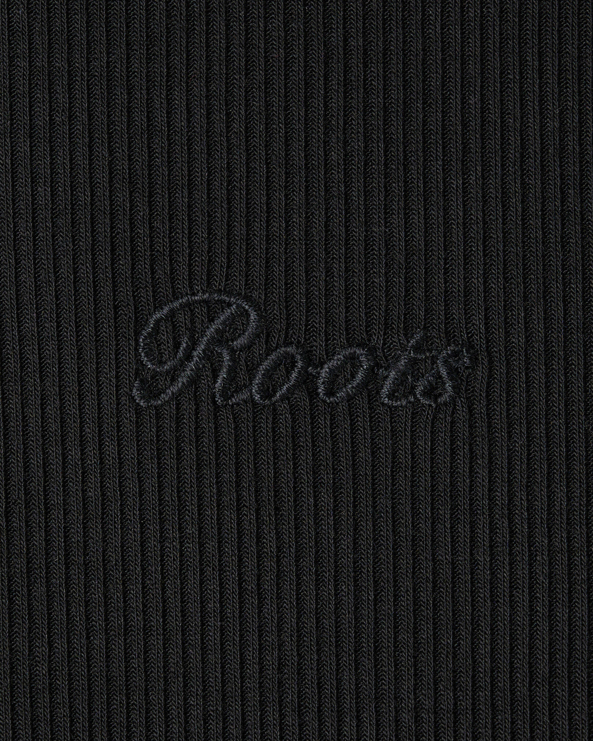 Rib Turtleneck / BLACK