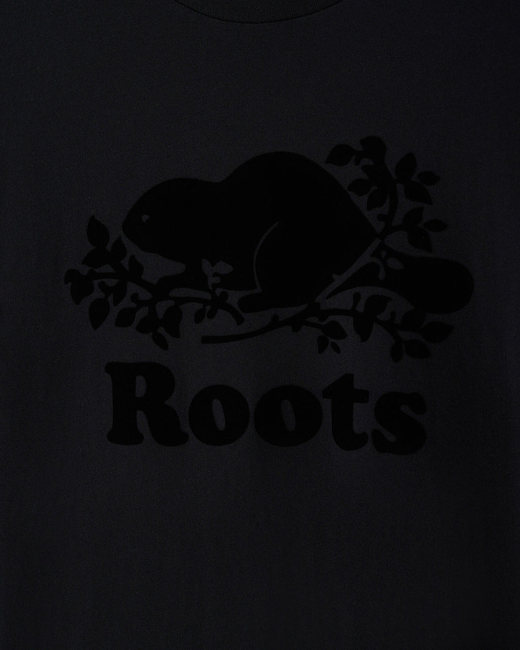 Mens Organic Cooper Beaver T-shirt / BLACK/BLACK