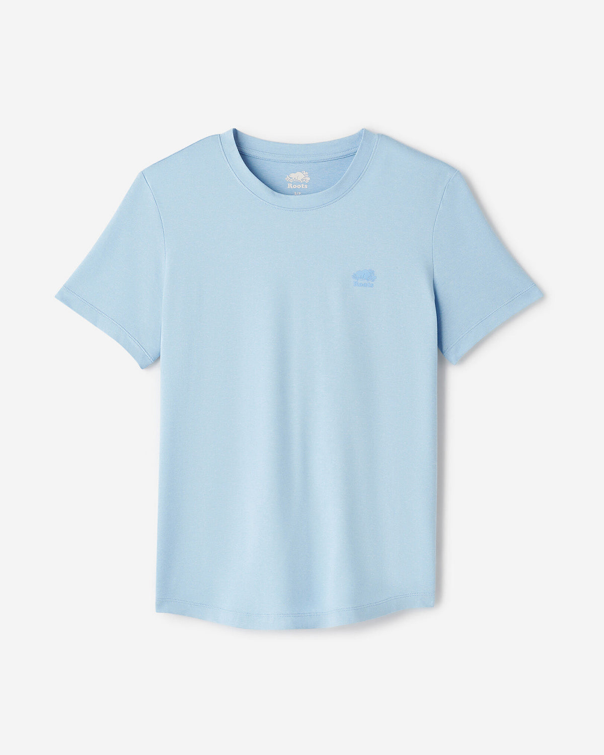 Renew Knit Classic Short Sleeve Top / LIGHT SKY BLUE MIX