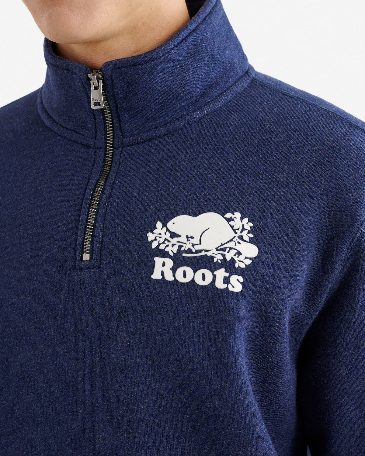 Organic Original Quarter Zip Stein / NIGHTFALL BLUE MIX