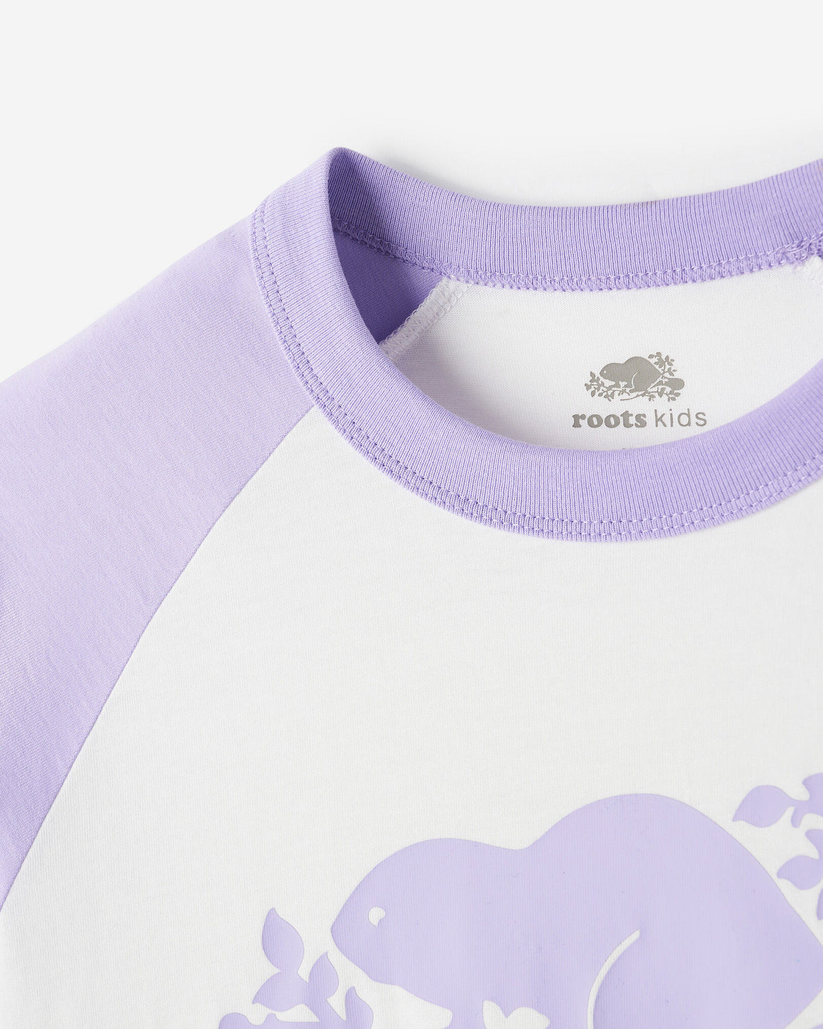Kids Cooper Baseball Short Sleeve T-Shirt / EGRET