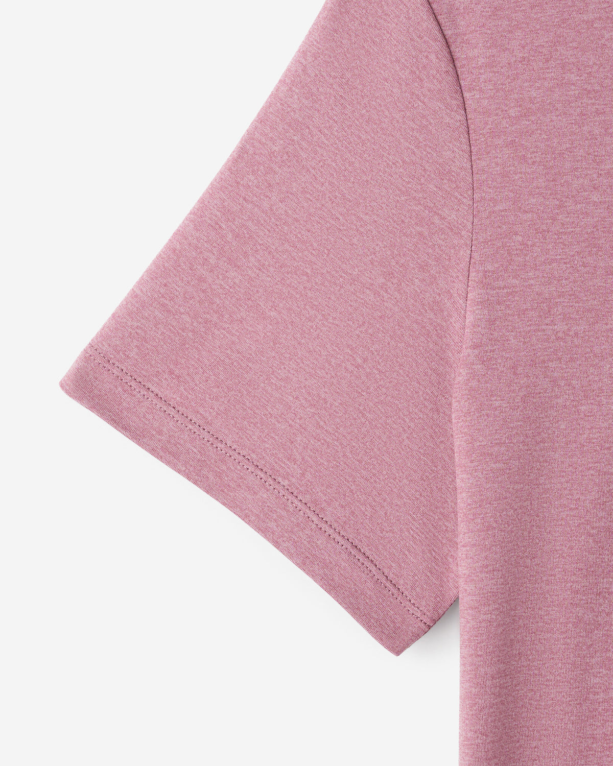 Renew Knit Classic Short Sleeve Top / DUSKY PLUM MIX