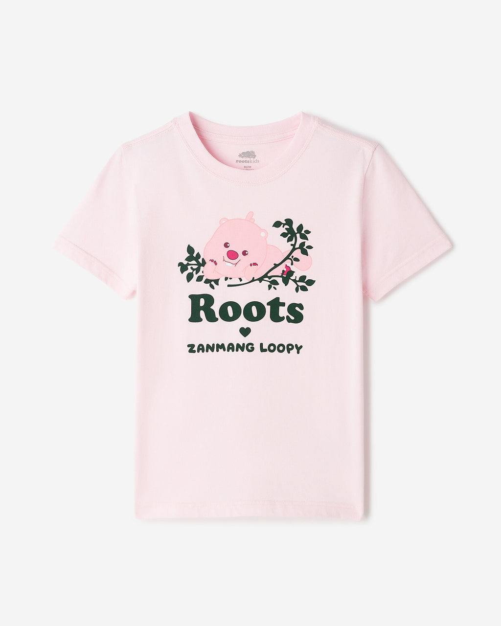 Kids  X Zanmang Loopy T-Shirt / BUBBLE PINK