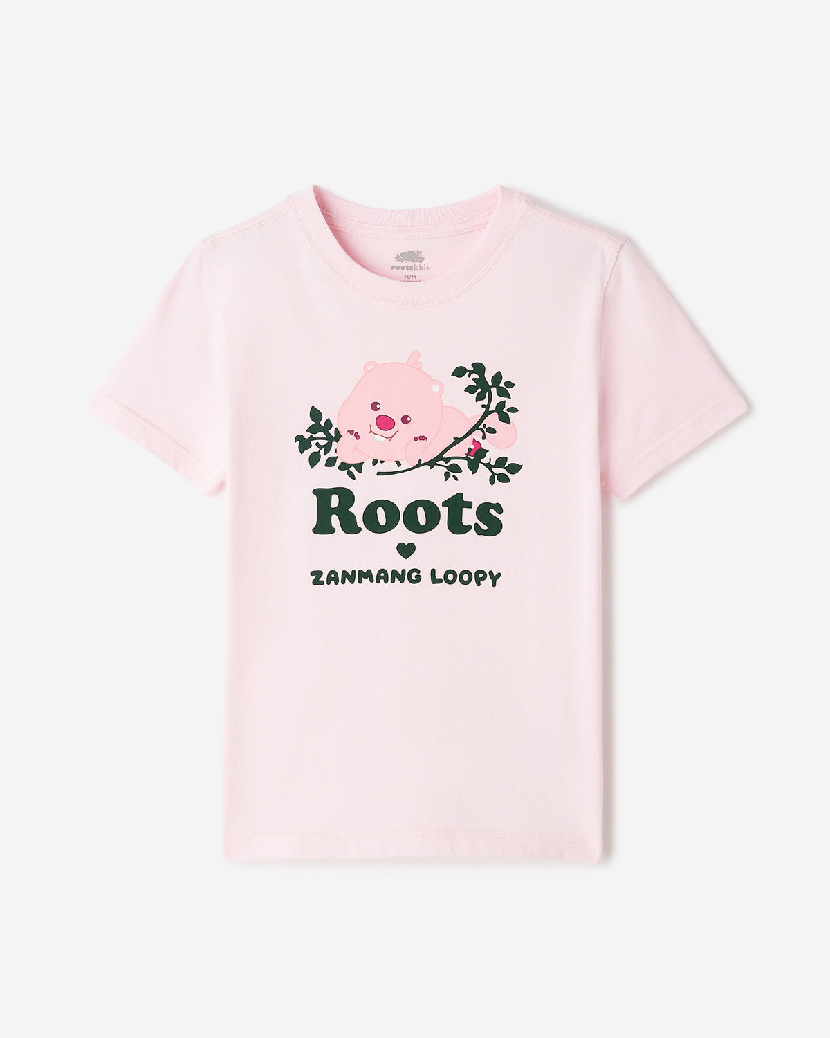 Kids  X Zanmang Loopy T-Shirt / BUBBLE PINK
