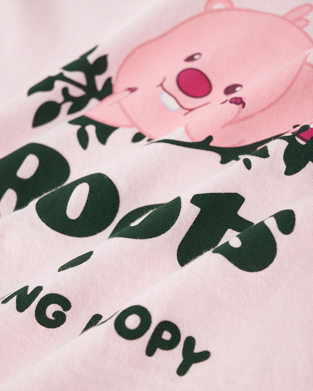 X Zanmang Loopy T-Shirt / BUBBLE PINK