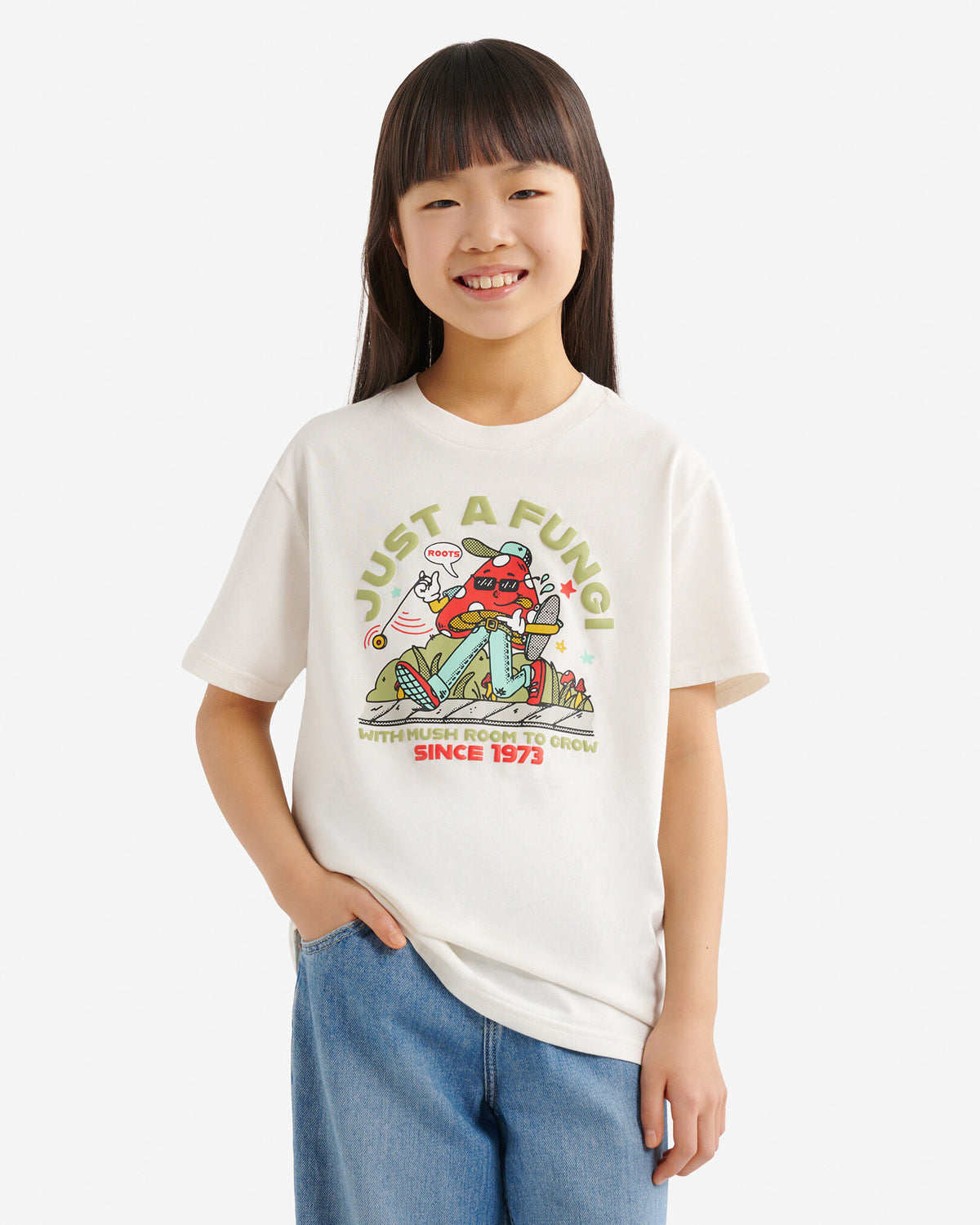 Kids Natural Element T-Shirt / EGRET