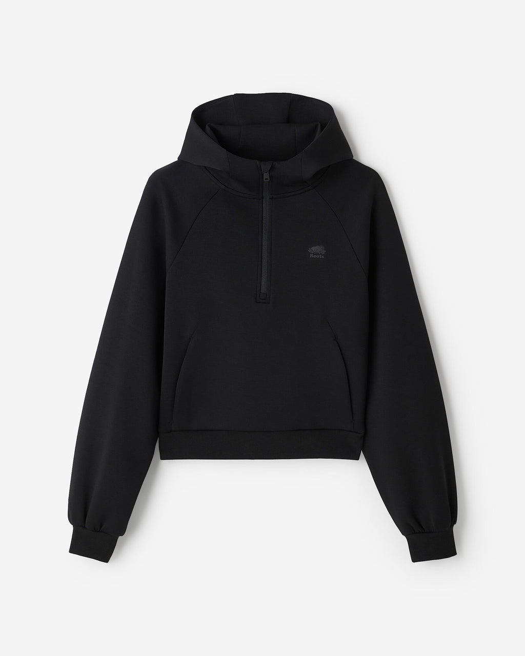 Roam Quarter Zip Hoodie / BLACK