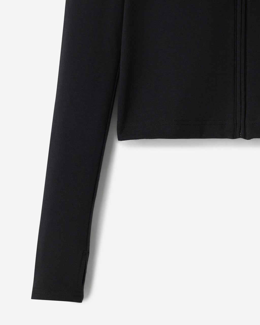 Essential Fitted Full Zip / BLACK