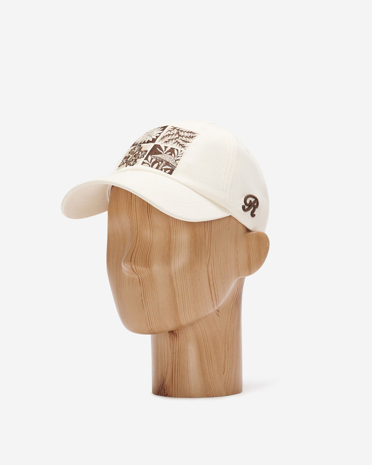 Patchwork Baseball Cap / EGRET