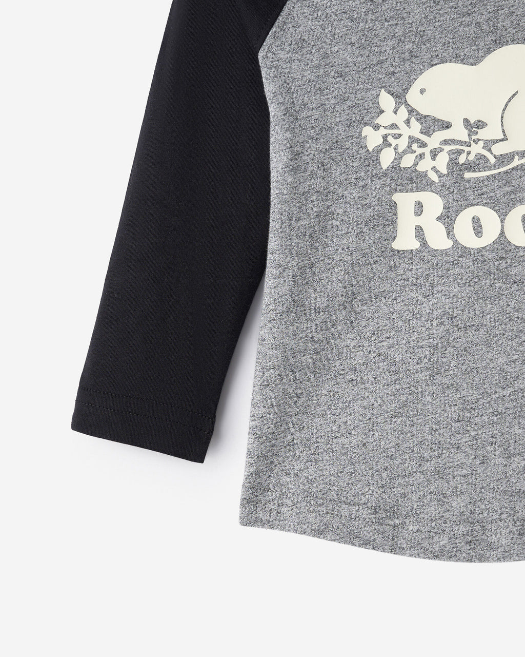 Baby Organic Cooper Baseball T-Shirt / BLACK