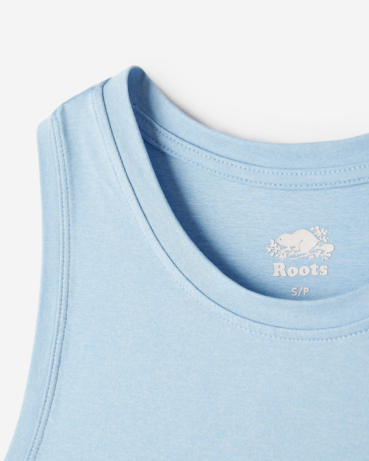 Renew Knit Racer Tank / LIGHT SKY BLUE MIX
