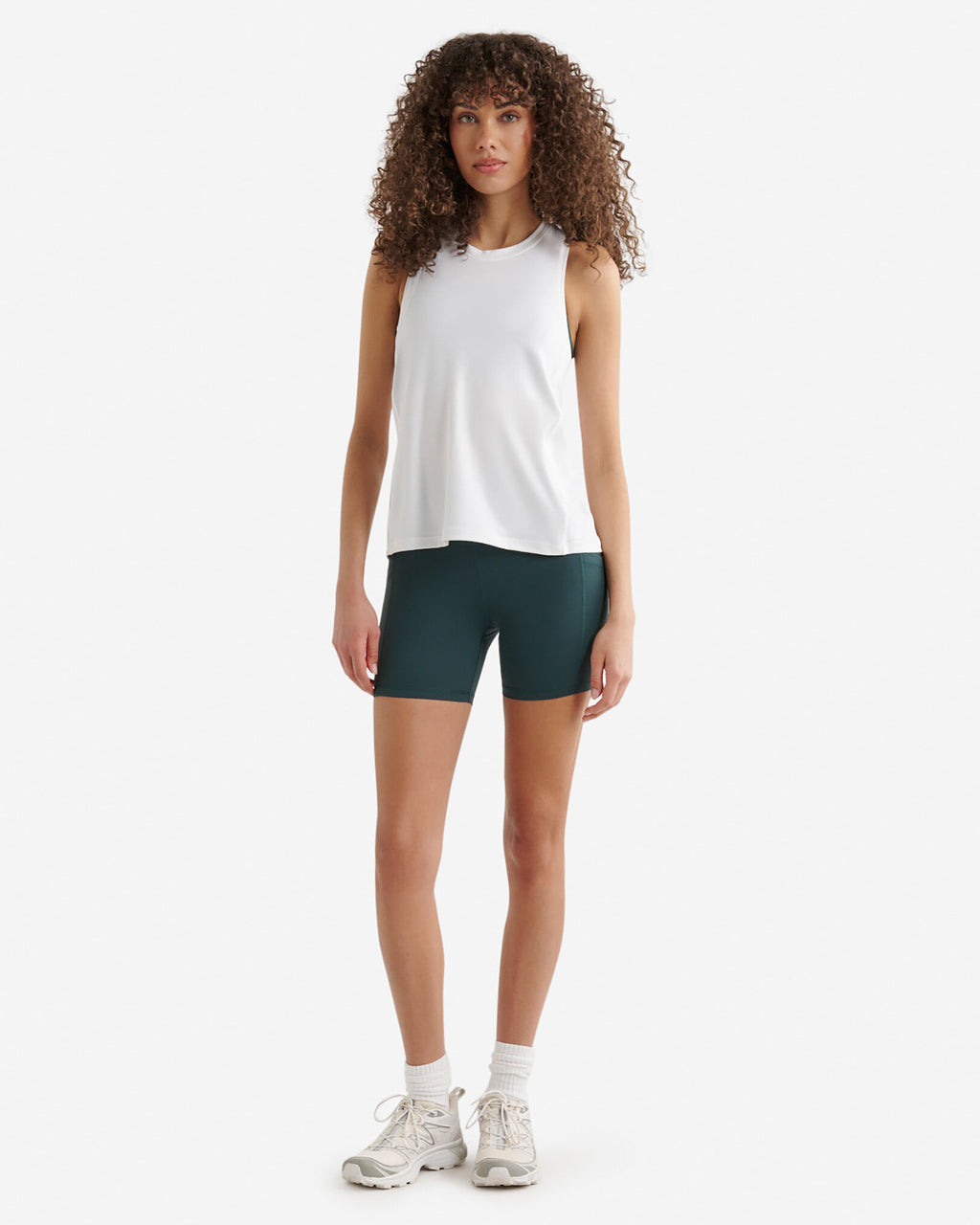 Restore Stretch Bike Short 5 Inch / VARSITY GREEN